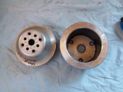 Set of sbc 1:1 pulleys for long water pump