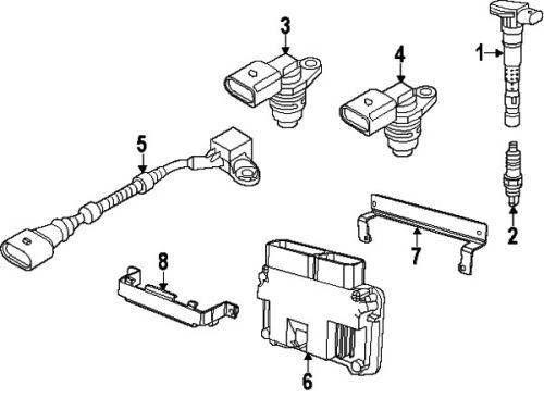 Volkswagen\audi 07k905377e genuine oem knock sensor