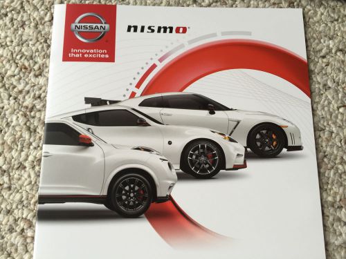 2016 nissan nismo sales brochure catalog