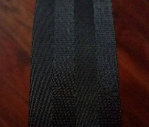 New 2&#034; classic black 4 bar seat belt webbing 150 ft. roll 54.5 yards