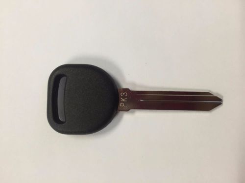 New uncut pk3 transponder chip ignition key uncut blade blank for gm b99pt