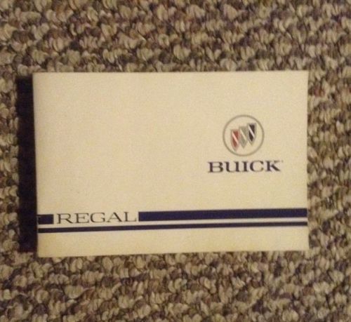 1996 buick regal owners manual