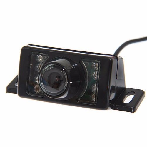 Wide cmos night vision waterproof car rear view reverse backup camera 7 ir led