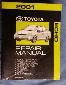 2001 toyota echo service repair shop workshop manual book oem factory