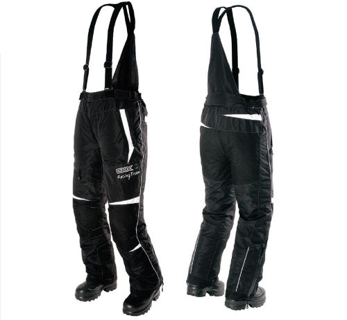 Snowmobile men bibs men pants xsmall black kimpex ckx x-style high quality new