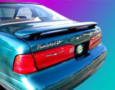 Painted ford t-bird custom style spoiler 1987-1998