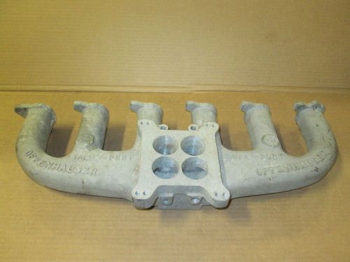 Offenhauser 6019 dual port 4 bbl. intake manifold ford 240-300 six cyl.