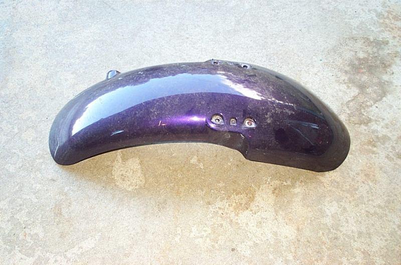 1990 yamaha fzr1000 fzr 1000 oem front fender with attachment bolts