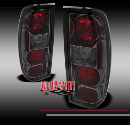 98-04 nissan frontier pickup truck tail brake light rear lamp jdm smoke sc se xe