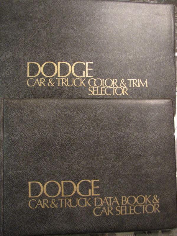 1975 dodge data & trim book dart coronet charger d100 d200 ramcharger monaco 75