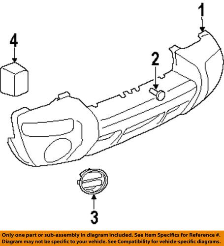 Jeep oem 6506008aa front bumper-bumper cover retainer