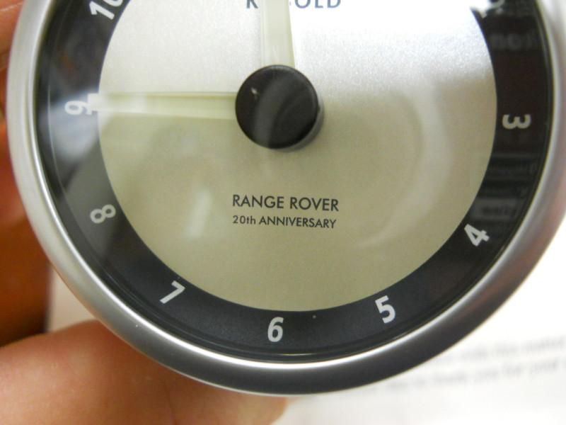 2007 range rover oem 20th anniversary edition kobold clock