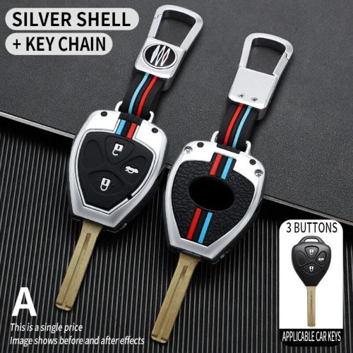 Car key case cover for toyota camry reiz yaris vitz vios rav4 ractis auris hilux