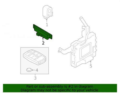 Genuine hyundai keyless entry antenna 95460-g8300