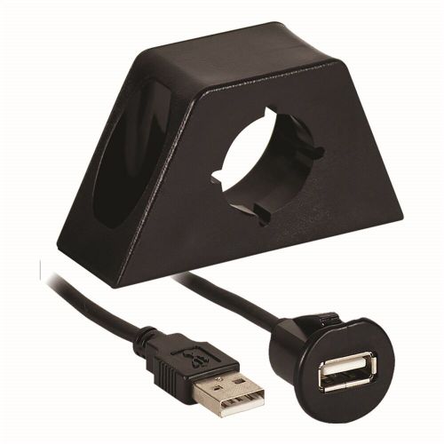 Metra electronics/heise 6ft usb ext cbl w/mount 6ft axusbe-6