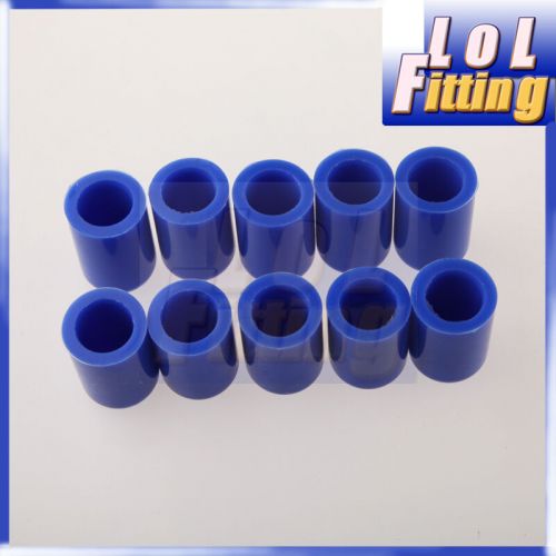 10pcs 12mm 15/32&#034; silicone blanking cap intake vacuum hose end bung plug blue