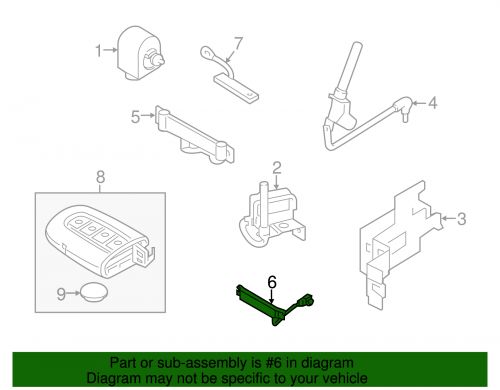 Genuine kia keyless entry antenna 95420-3k200