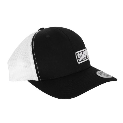 Simpson racing 44012 simpson trucker snapback hat black