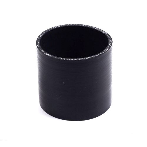 3inch silicone 3&#034; straight black coupler hose turbo intercooler piping tubing