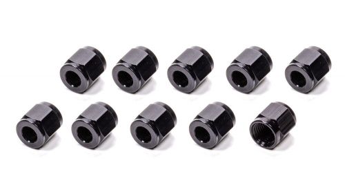 481804 bl 10    fragola fitting  tube nut  4 an  1 4 in tube  aluminum  black