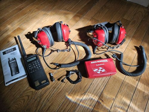 Race scanner with intercom and 2 headsets - race radio