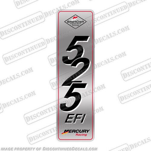 Fits mercury racing 525 inboard engine decal