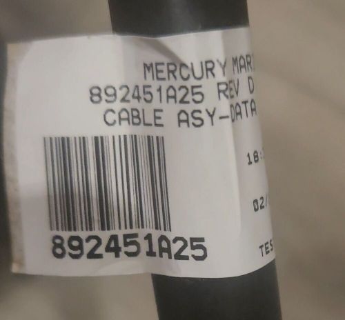 A11 mercury quicksilver 84-892451a25 harness assembly oem new factory boat parts