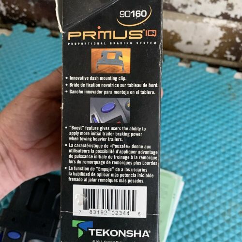 Tekonsha 90160 primus iq electronic brake control, for 1 to 3 axle trailers, pro