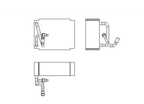 New ac evaporator (rear) for 94-14 ford e series 6c2z 19860 b