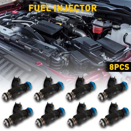 Set of 8 fuel injectors fits 2010-2020 gmc savana 2500 3500 4500 replacement kit