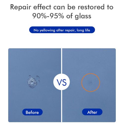 Auto glass repair fluid car windshield resin scratch crack fix tool kit usa