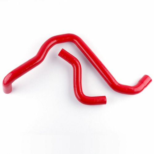 For 1992-1996 honda prelude si sr-v vti-r h22a jdm silicone radiator hose red