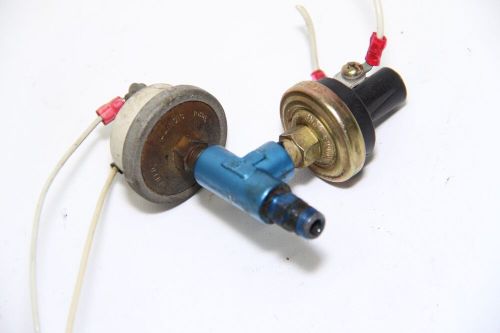 Piper pa-28 hobbs oil pressure switch sending unit assembly, p/n: s76575