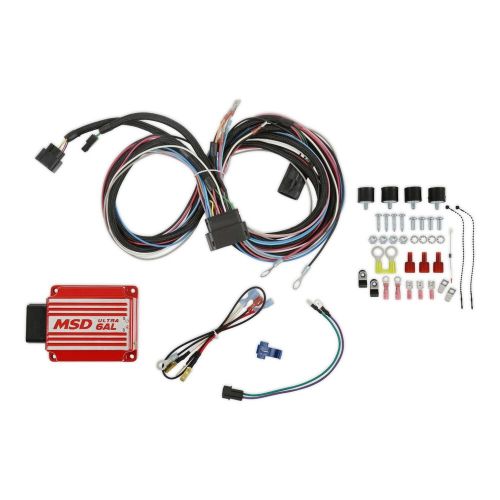 Msd ignition 6423 digital 6al ignition control w rev control  red msd 6al mini