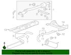 Genuine gm exhaust muffler gasket 13277713