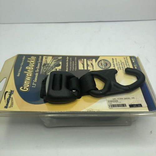 Boabuckle boat gunwalebuckle 1.5” tie down system 20” black