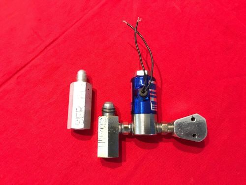 Nitrous solenoid from a kit set up v-purge 6an or 4an drag race parts