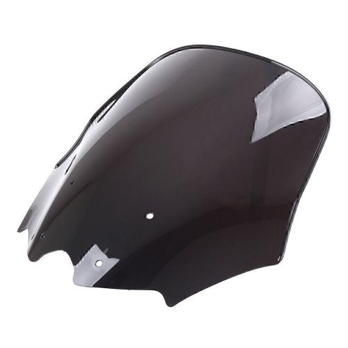 Abs windscreen windshield black fits for honda nc700s 2010-14 abs double bubble