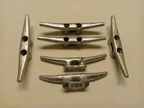 (6) dock cleats 6&#034; open base cleat boat dock cleat marine rope cleat