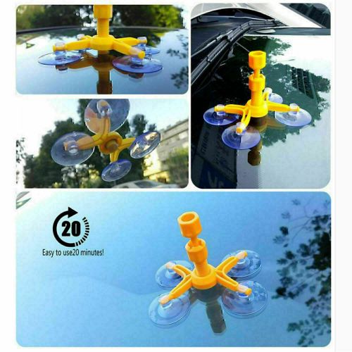 1-pack auto glass nano repair fluid car windshield resin crack tool kit*