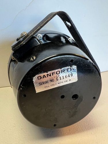 Vintage Danforth Corsair Compass with mounting bracket, very good condition, US $45.00, image 4