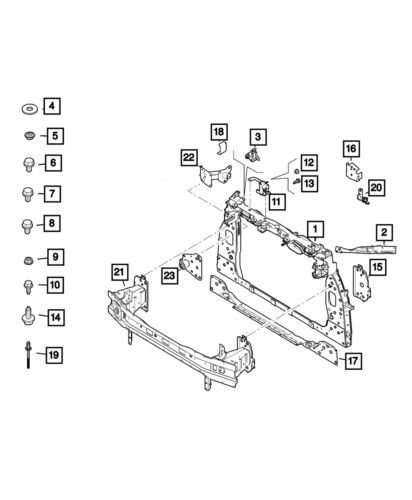 Genuine mopar washer 6106668aa