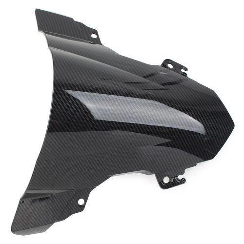 Motorcycle black carbon fiber abs windshield shield for bmw s1000rr 2015-2018