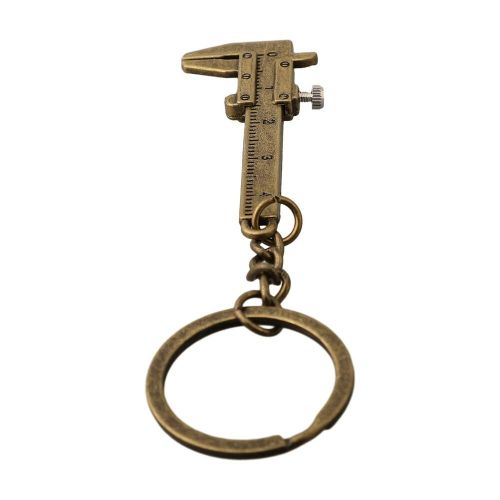 Quality mini calliper key ring keyring keychain keyrings vernier caliper gauge