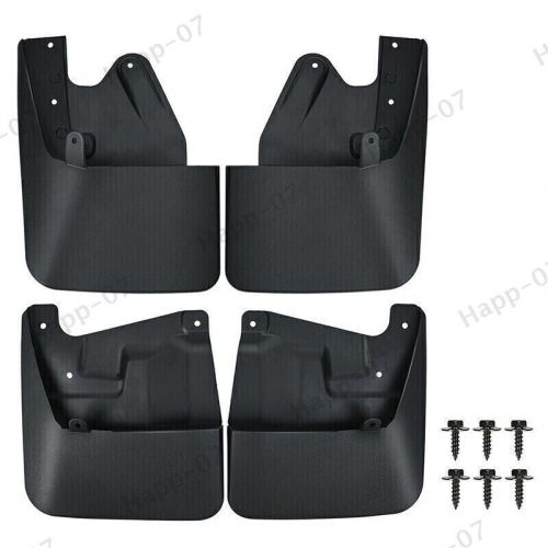 Set molded splash guards mud flaps fender for 2022-2023 toyota tundra