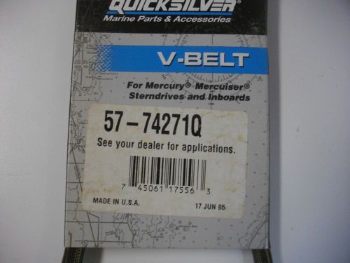 Mercury marine quicksilver mercruiser 57-74271q v-belt oem sterndrive