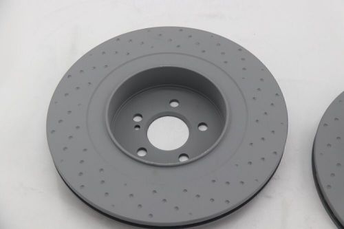 Fits mercedes cl63 s63 s65 rear brake disc rotors &amp; brake pads w/sensor hardware