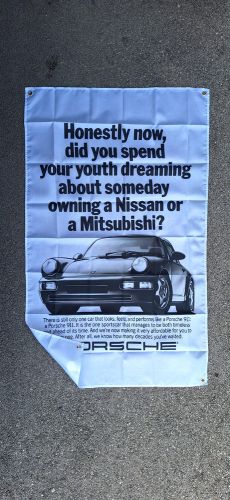 Porsche retro / banner / merchandise / advertising / mural / racing / tuning / motorsport / euro-