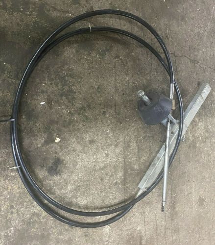 Older style marine steering rack assy with cable