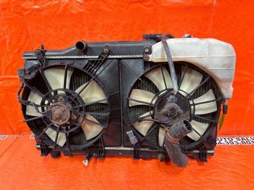 02-06 acura rsx type s 100% complete radiator condenser fan hoses tank oem #254